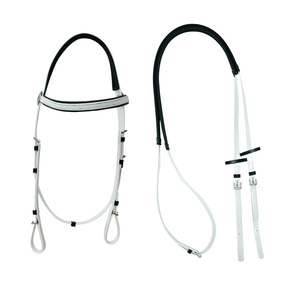 <span class=keywords><strong>Selle</strong></span> occidentale durable en nylon et PVC de style anglais avec accessoire de bride de course de chevaux équestres de Rein Accessory Direct - Product Image 2