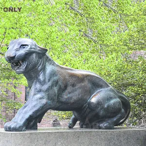 Estatua de tigre de Metal de bronce para uso en exteriores, estatua de gran tamaño, la mejor calidad, en venta, Onlyart