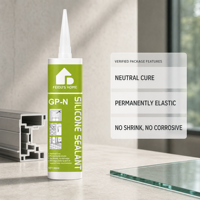 Fabricant de mastic silicone neutre pour fenêtres, portes, verre, étanche, résistant aux intempéries, cartouche de 300 ml, usine OEM