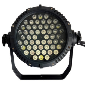 Le plus populaire 54*3W LED scène Par lumière RGBW étanche IP65 DMX512 contrôleur blanc chaud fonte d'aluminium projecteurs Club <span class=keywords><strong>Disco</strong></span> - Product Image 1