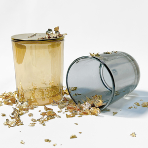 Venta caliente tazas de vela vacías redondas 200ml cuenco de decoración del hogar reutilizable para exportación al por mayor - Product Image 2