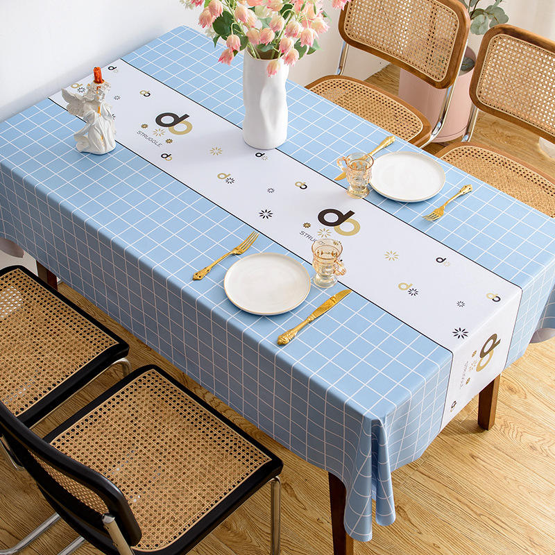 หรูหราสง่างาม - ลายสก็อตสีน้ำเงิน