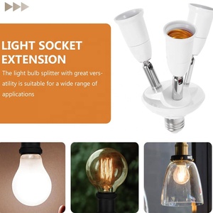 Adaptateur de douille <span class=keywords><strong>E27</strong></span> E26, répartiteur de douille, support d'ampoule LED multi-têtes, rallonge rotative à 360 degrés, convertisseur de douille de lampe - Product Image 4