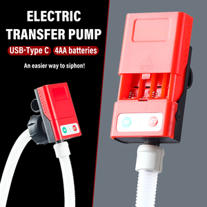 ปั๊มถ่ายน้ำมันดีเซลแบบใช้แบตเตอรี่และไฟ USB พร้อมอะแดปเตอร์ 4 ชิ้น อัตราการไหล 3.8 แกลลอนต่อนาที แรงดันต่ำ OEM 5V/12V สำหรับยานยนต์ - Product Image 5