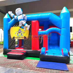 Castillo inflable espacial con tobogán, casa de brinco comercial. - Product Image 2