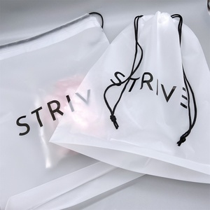 Frosted EVA PVC túi du lịch bó túi đồ lót vớ dây kéo bao bì lưu trữ túi nhựa in logo - Product Image 1