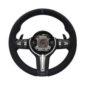Volant complet en Alcantara Style CS pour <span class=keywords><strong>BMW</strong></span> F01 F10 F20 F21 F22 F25 F26 F30 F32 F36 M2 F87 <span class=keywords><strong>M3</strong></span> F80 M4 F82 F90 X5 F15 X6 F16 - Product Image 6