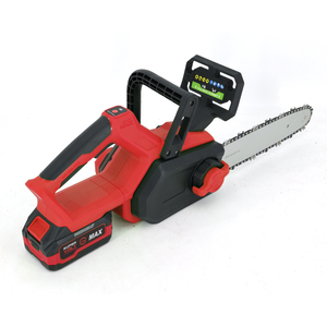 Tronçonneuse électrique 12 pouces couleur personnalisable avec pompe à huile automatique et affichage électronique Mini tronçonneuse sans fil alimentée par batterie - Product Image 6