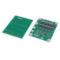 Carte de protection de batterie LiFePO4 BMS PCM 4S 12V 10A 15A 30A avec équilibrage pour packs de batteries d'éclairage solaire