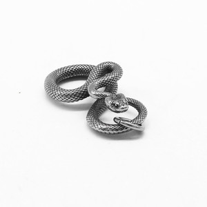 Yunnique Collar con colgante de serpiente de acero inoxidable 316, joyería unisex con signo del zodiaco, regalo - Product Image 4