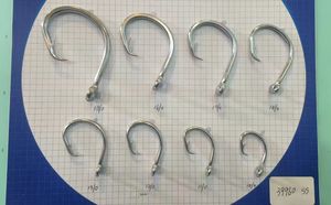 เบ็ดตกปลาทะเลน้ำเค็ม สแตนเลส สำหรับปลาใหญ่ ปลาทูน่า รุ่น 39960 เบ็ดวงกลมสำหรับปลาฉลาม ขนาด 6/0-7/0-8/0-9/0-10/0-11/0-12/0 # - Product Image 3