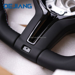 Volante Deportivo M-Sport en Cuero Completo para BMW X1 X2 X3 X4 F30 F10 F21 F22 F15 F16 F45 F32 E70 E90, Listo para Instalar, con Franja Azul - Product Image 3