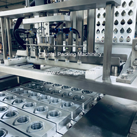 Machine automatique de remplissage et de scellage de coupelles de communion, en acier inoxydable, avec contrôle PLC, pour jus de raisin/vin en papier/feuille d'aluminium
