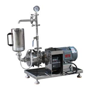 Petite pompe homogénéisatrice de laboratoire, capacité 1000L, puissance 1.5kW, en acier SUS316L, avec moteur à engrenages en titane pour cosmétiques - Product Image 1