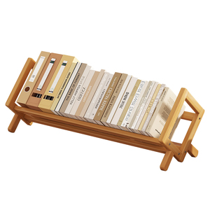 Estantería de Escritorio Minimalista de Madera, Organizador de Oficina Portátil, Tipo Vertical, Forma Rectangular, Librero Pequeño para Almacenamiento en Escritorio - Product Image 1