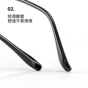 Lunettes de vue rondes pour femmes Danyang 6338, monture intégrale, verres en plastique anti-UV, design à écoulement d'eau - Product Image 5