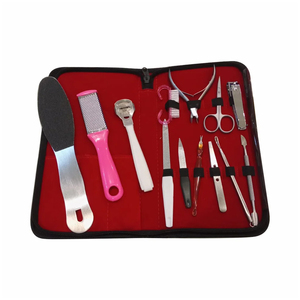 Kit d'instruments de manucure et pédicure de qualité supérieure, coupe-ongles, repousse-cuticules, pinces, instruments de beauté, ensemble réutilisable - Product Image 1