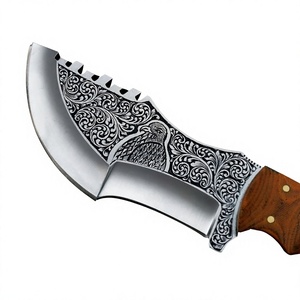 Couteaux de chasse de qualité supérieure 2026, fabriqués à la main en acier au carbone de qualité industrielle, lame fixe, manche en bois, couteaux personnalisables OEM - Product Image 2
