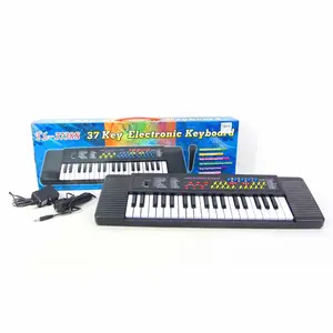 Jiinming 37 Keys Electronic Organ with Microphone Keyboard Toy for children