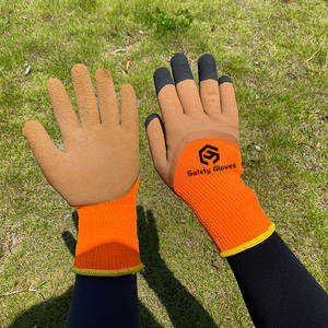 قفازات شتوية من رغوة اللاتكس قياس 7 من CY ، دافئة من أجل الطقس البارد ، مطلية بالمطاط مقاومة لظروف الشتاء - Product Image 1