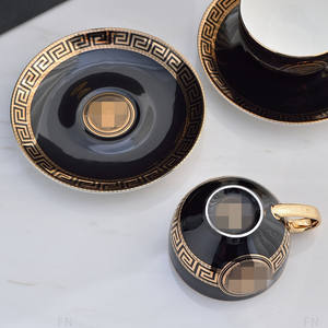 Service à thé et café en céramique de luxe avec motifs équestres, vente en gros directe usine Chine - Product Image 4