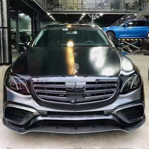 Labio frontal para Benz <span class=keywords><strong>Clase</strong></span> E W213 actualización E63 <span class=keywords><strong>AMG</strong></span> kit de carrocerí<span class=keywords><strong>a</strong></span> frontal BBRS E ventilación de aire fibra de carbono - Product Image 3