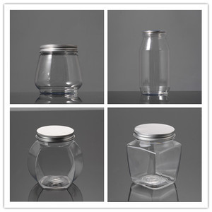 Frascos de plástico PET de grado alimenticio de 200ml, tapas de aluminio, envases vacíos para cosméticos cremas, azúcar para galletas, Chocolate, comida enlatada, <span class=keywords><strong>Piz</strong></span> - Product Image 3