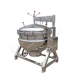 Hot Selling Automatic Pot Mixer Double Tilting Steam Jacketed Kettle Agitator With Low Price