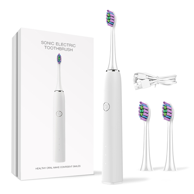 Or-Care Drop Shipping Sonic Automatic Rechargeable USB Sonic Clean Whitening Electric Toothbrush