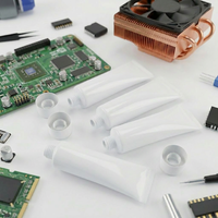 Pasta Transfer Panas Suhu Tinggi, Grease Silikon Konduktif Termal Tinggi untuk Komponen Elektronik & CPU