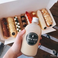Boîte d'emballage pour gâteaux IMEE Luxury 2 4 6 7 Eclair Cakesicle Sweets Food Bakery Cake avec fenêtre transparente
