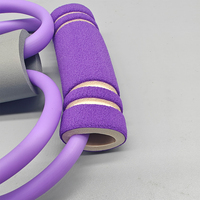 Banda de Resistencia de TPE de Alta Elasticidad con Anillo en Forma de 8 para Yoga, Fitness, Rehabilitación, Entrenamiento y Moldeamiento Corporal