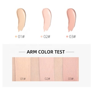 Maquillaje líquido, práctica cobertura completa, <span class=keywords><strong>ojeras</strong></span>, imperfecciones, 3 colores, <span class=keywords><strong>corrector</strong></span> <span class=keywords><strong>de</strong></span> <span class=keywords><strong>contorno</strong></span> facial <span class=keywords><strong>de</strong></span> piel oscura - Product Image 5