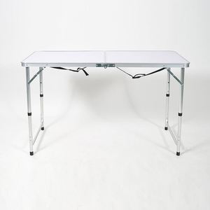 Aluminum Steel <b>Folding</b> Camping <b>Table</b> <b>and</b> <b>Chair</b> <b>Set</b> Easy Carry Outdoor Furniture - Product Image 5