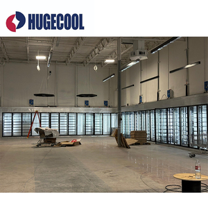 Hugecool Supermarket Display Walk in Cooler Puerta de vidrio Habitación frigorífica para bebidas en EE. UU. - Product Image 6