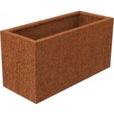 Pot de fleurs en acier corten / acier patiné, décoration paysagère - Product Image 5