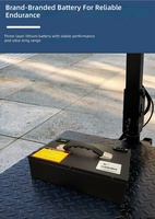 Chariot à plateau électrique compact, pliable et portable, avec pneus pneumatiques, pour le transport de marchandises et le déplacement de charges lourdes, OEM