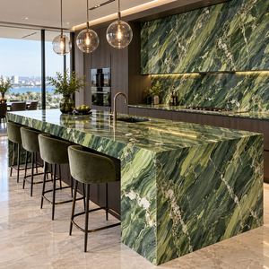 Mármol Avocatus de Lujo UnionStone, Gran Formato, Pulido, Impermeable, Contemporáneo, para Aplicaciones en Paredes, Pisos, Encimeras de Cocina y Hoteles - Product Image 2