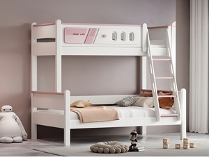 Cama Infantil Moderna Tipo Litera con Cajones y Escaleras, Madera Ecológica, Apta para Dormitorios y Apartamentos - Product Image 5