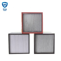 Fabricante de Filtros de Aire para Cuartos Limpios, Filtro HEPA de Alta Resistencia a Altas Temperaturas con Lámina de Aluminio de 0.035 mm, Filtro de Caja de Múltiples Especificaciones