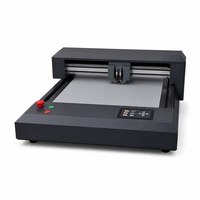 F3550 Automatischer Flachbett-Schneideplotter mit Vakuumadsorption und Doppelköpfen für Etiketten, Aufkleber, Geschenkboxen, Einladungskarten 350x500mm