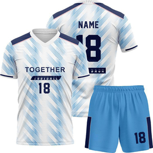 Vêtements de sport de l'équipe nationale de football pour garçons personnalisés pour la nouvelle saison, shorts de maillots de football de style classique avec impression numérique - Product Image 2