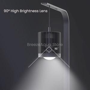 Đèn LED chiếu sáng bể cá MAYIN <span class=keywords><strong>Super</strong></span> Color 100W 220V, làm sáng bể cá nước ngọt, ngăn tảo bẹ, trồng cây thủy sinh, đèn thả bể cá - Product Image 3