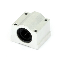 Bloc de roulement linéaire SC16UU 16 mm en aluminium, unité de glissière linéaire pour routeur CNC, imprimante 3D, machine d'automatisation