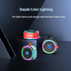 V6 mới không dây di động màu xanh-răng IPX7 không thấm nước mini Loa bồn chồn <span class=keywords><strong>Spinner</strong></span> TWS Stereo Bass woofer hoạt động BT Loa ngoài trời - Product Image 5