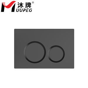 Accessoires de salle de bains MUUPEG moderne ABS chromé commande manuelle double <span class=keywords><strong>chasse</strong></span> dissimulée citerne suspendue au mur boutons poussoirs de toilette - Product Image 3