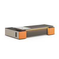 Mobilier de bureau personnalisé de luxe contemporain OEM commercial de qualité supérieure Table de bureau du PDG et patron pour le bureau