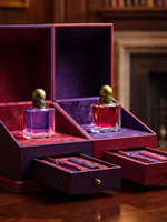 Boîte cadeau de luxe à double compartiment pour parfums, huiles essentielles et soins de la peau, en carton avec tiroir, pour emballage de rouges à lèvres 50 ml