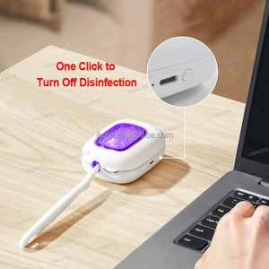 ชุดกล่องฆ่าเชื้อด้วยรังสี UV ติดผนังขนาดเล็กสำหรับแปรงสีฟันในห้องน้ำ - Product Image 3