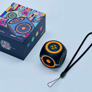 Sáng tạo cho <span class=keywords><strong>Bluetooth</strong></span> loa với RGB LED chiếu sáng Internet người nổi tiếng giải nén thiết kế xoay Top mạnh mẽ Tuổi thọ pin - Product Image 6